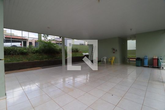 Área comum - Salão de festas de apartamento para alugar com 2 quartos, 55m² em Shopping Park, Uberlândia