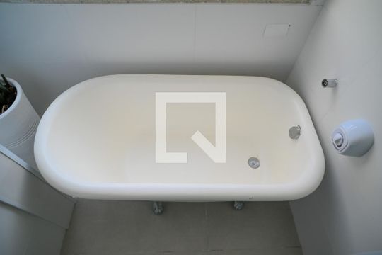Banheiro Quarto 2 - Suite de apartamento à venda com 2 quartos, 100m² em Vila Brasilio Machado, São Paulo