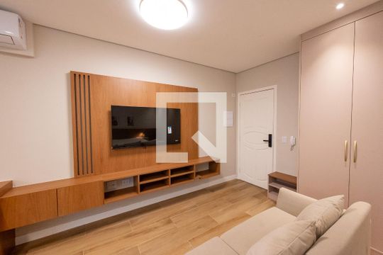 Sala/Quarto de kitnet/studio para alugar com 1 quarto, 29m² em Vila Clementino, São Paulo