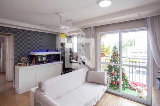 Sala de apartamento à venda com 2 quartos, 62m² em Centro, Diadema
