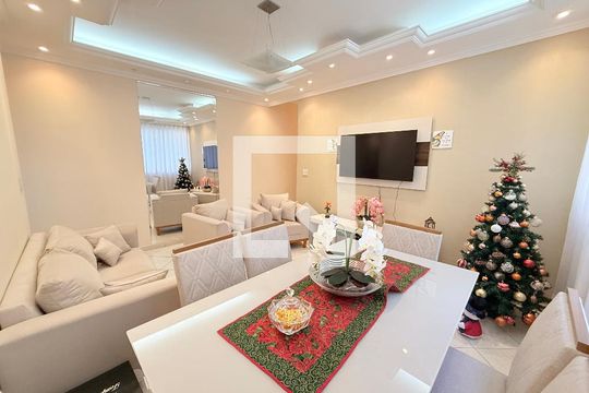 Sala de apartamento à venda com 2 quartos, 78m² em Castelo, Belo Horizonte
