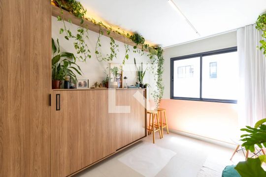 Sala de apartamento à venda com 1 quarto, 26m² em Vila Buarque, São Paulo