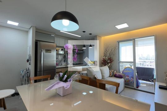 Sala/Cozinha de apartamento à venda com 2 quartos, 54m² em Socorro, São Paulo