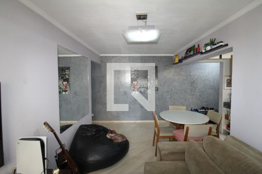 Sala / Cozinha de apartamento à venda com 2 quartos, 57m² em Parada Inglesa, São Paulo