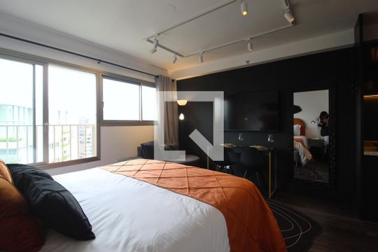 Studio de kitnet/studio para alugar com 1 quarto, 31m² em Indianópolis, São Paulo