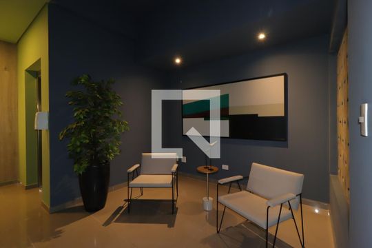 Área Comum - Hall de apartamento para alugar com 2 quartos, 105m² em Vila Gilda, Santo André