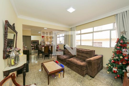 SALA de apartamento à venda com 3 quartos, 130m² em Gutierrez, Belo Horizonte