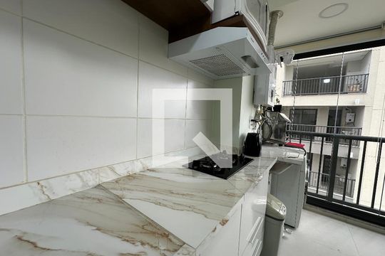 Cozinha de apartamento à venda com 1 quarto, 38m² em Nova Aldeinha, Barueri