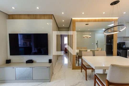 Sala de apartamento para alugar com 3 quartos, 65m² em Vila Siqueira (zona Norte), São Paulo