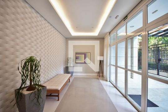 Hall Social de apartamento à venda com 1 quarto, 58m² em Morumbi, São Paulo