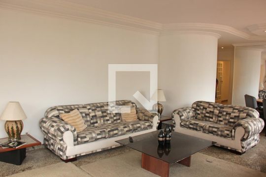 Sala de apartamento para alugar com 3 quartos, 184m² em Gonzaga, Santos