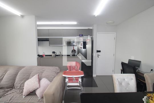 Sala / Cozinha / Área de Serviço de apartamento à venda com 3 quartos, 66m² em Vila Santa Maria, São Paulo