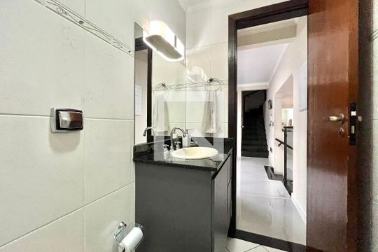 Banheiro Social de casa à venda com 6 quartos, 296m² em Vila Monte Alegre, São Paulo