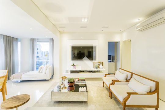 Sala de apartamento para alugar com 2 quartos, 124m² em Itaim Bibi, São Paulo