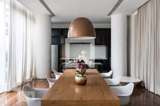 Área comum - Salão de festas de apartamento para alugar com 2 quartos, 124m² em Itaim Bibi, São Paulo