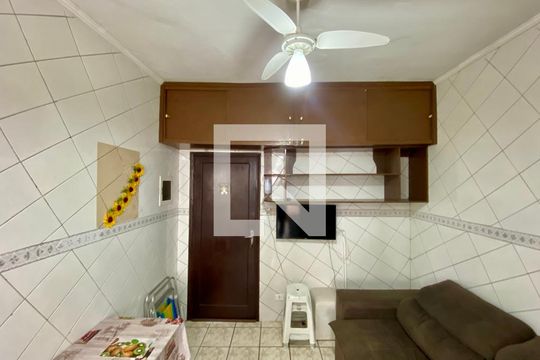 Studio de kitnet/studio para alugar com 1 quarto, 32m² em Boqueirão, Praia Grande