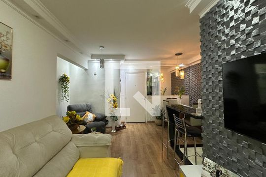 Sala de apartamento à venda com 2 quartos, 57m² em Bethaville I, Barueri