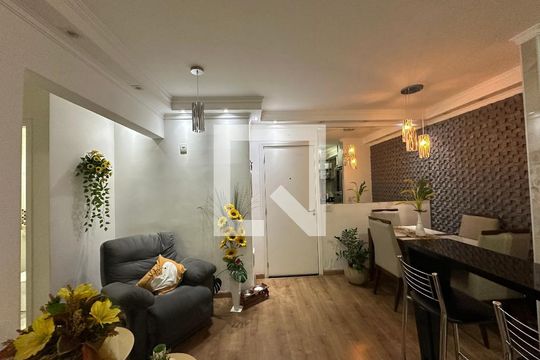 Sala de apartamento à venda com 2 quartos, 57m² em Bethaville I, Barueri