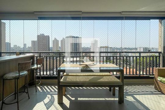 Varanda da Sala de apartamento à venda com 3 quartos, 130m² em Jardim Elisa, Diadema