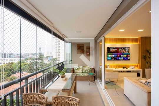 Varanda da Sala de apartamento à venda com 3 quartos, 130m² em Jardim Elisa, Diadema