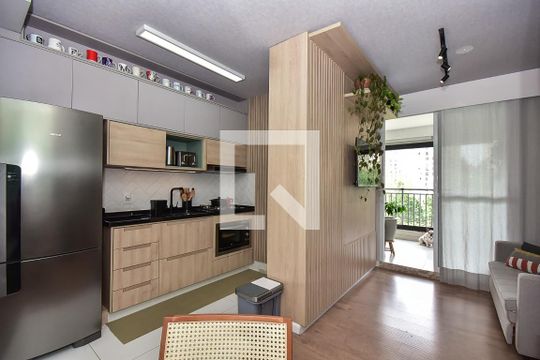Sala de apartamento para alugar com 2 quartos, 63m² em Vila Andrade, São Paulo