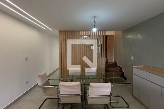 Sala - Sala de jantar  de casa à venda com 3 quartos, 133m² em Parque Novo Oratório, Santo André