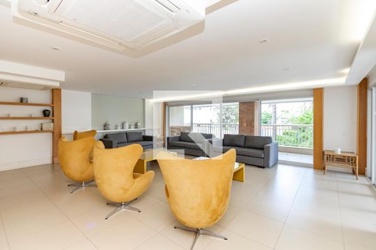 Salão de Festas 2 de apartamento para alugar com 3 quartos, 134m² em Vila Cordeiro, São Paulo