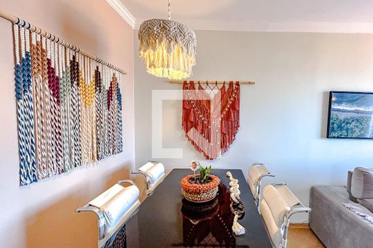 Sala de Jantar de apartamento à venda com 2 quartos, 58m² em Vila da Saúde, São Paulo