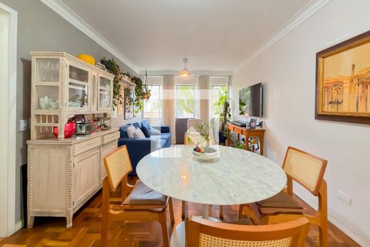 Sala de apartamento à venda com 3 quartos, 107m² em Vila Clementino, São Paulo