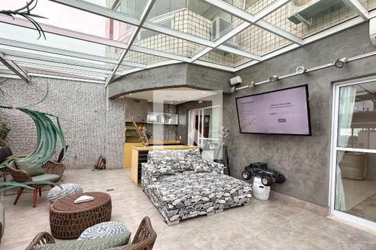 Sacada da Sala de apartamento à venda com 2 quartos, 290m² em Vila Dayse, São Bernardo do Campo