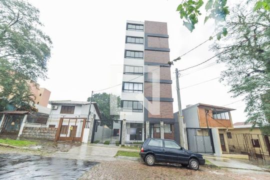 Fachada de apartamento para alugar com 1 quarto, 50m² em Vila Joao Pessoa, Porto Alegre