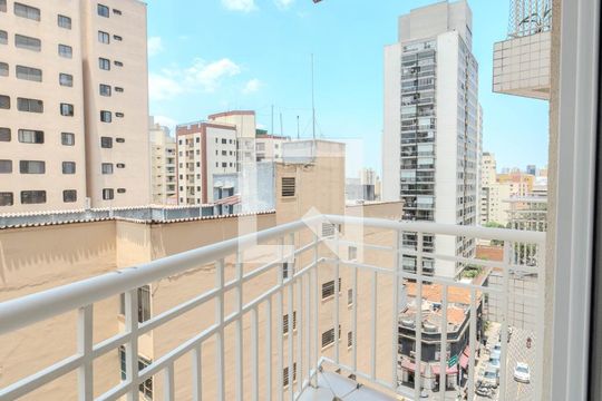 Sacada de apartamento à venda com 2 quartos, 55m² em Consolação, São Paulo