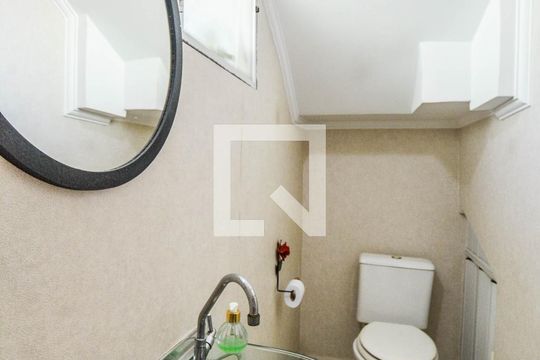 Lavabo de casa de condomínio à venda com 3 quartos, 126m² em Utinga, Santo André