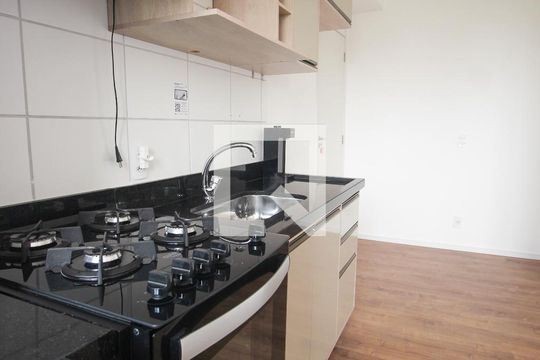 Sala e Cozinha  de apartamento à venda com 2 quartos, 42m² em Vila Andrade, São Paulo