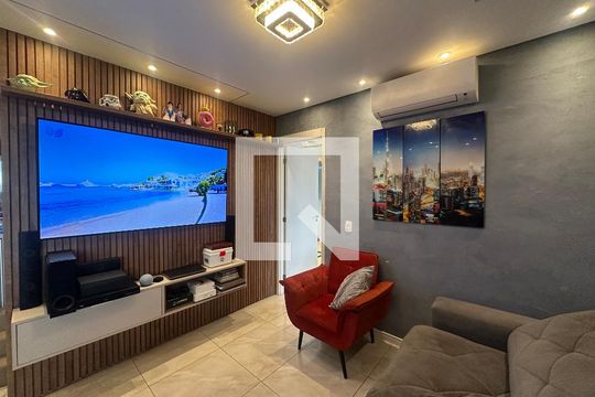 Sala de apartamento à venda com 1 quarto, 50m² em Alphaville Empresarial, Barueri