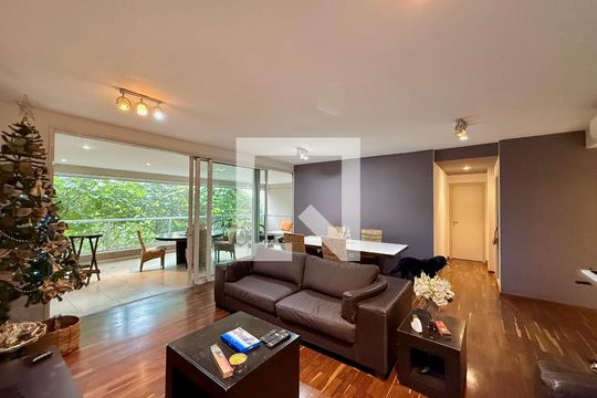 Sala  de apartamento à venda com 3 quartos, 180m² em Campo Belo, São Paulo