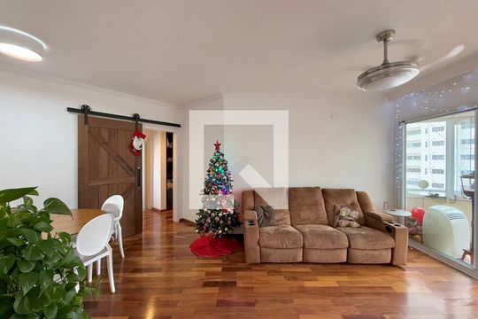 Sala de apartamento à venda com 3 quartos, 115m² em Brooklin, São Paulo