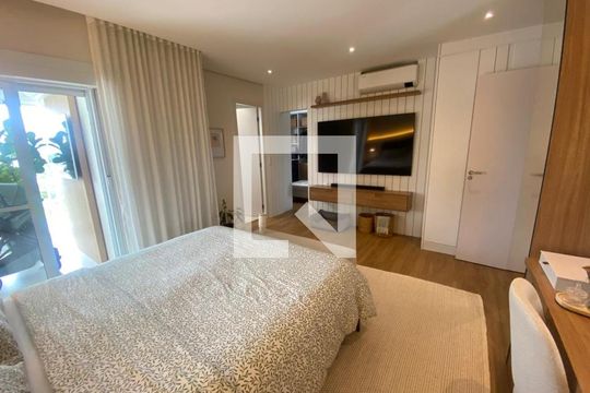 Suíte 1 de apartamento à venda com 3 quartos, 154m² em Jardim Caravelas, São Paulo