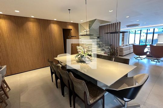 Sala de Jantar de casa de condomínio à venda com 4 quartos, 400m² em Barra da Tijuca, Rio de Janeiro