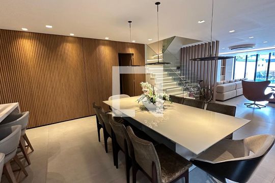 Sala de Jantar de casa de condomínio à venda com 4 quartos, 400m² em Barra da Tijuca, Rio de Janeiro