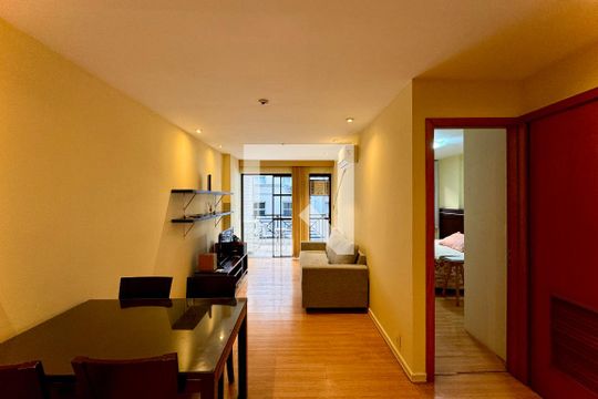 Sala de apartamento à venda com 1 quarto, 56m² em Flamengo, Rio de Janeiro