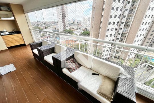 Varanda gourmet de apartamento à venda com 4 quartos, 122m² em Lauzane Paulista, São Paulo