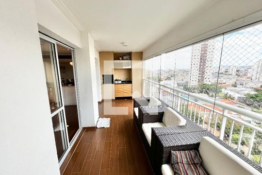 Varanda gourmet de apartamento à venda com 4 quartos, 122m² em Lauzane Paulista, São Paulo
