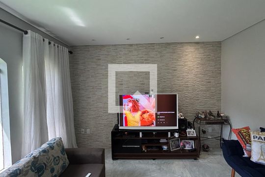 Sala de casa à venda com 3 quartos, 171m² em Vila Homero Thon, Santo André