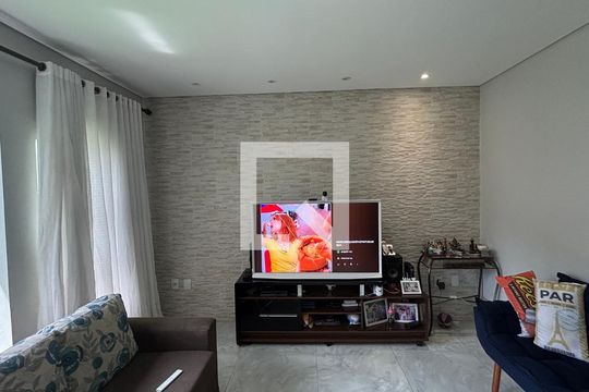 Sala de casa à venda com 3 quartos, 171m² em Vila Homero Thon, Santo André