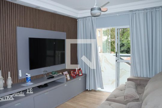 Sala de apartamento para alugar com 2 quartos, 55m² em Jardim Sabiá, Cotia