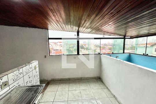 Cozinha de casa para alugar com 1 quarto, 70m² em Jardim Paraíso, São Paulo