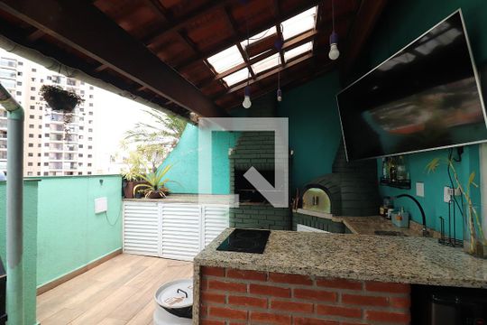 Espaço Gourmet Cobertura  de apartamento à venda com 2 quartos, 126m² em Santa Terezinha, São Bernardo do Campo