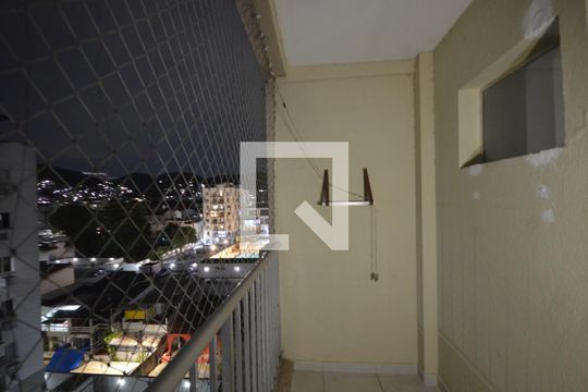Varanda da Sala de apartamento para alugar com 2 quartos, 64m² em Praça Seca, Rio de Janeiro