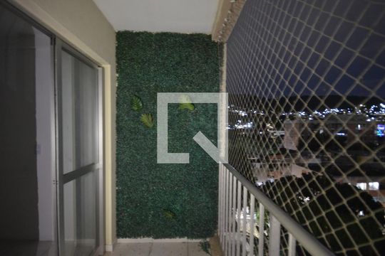 Varanda da Sala de apartamento para alugar com 2 quartos, 64m² em Praça Seca, Rio de Janeiro